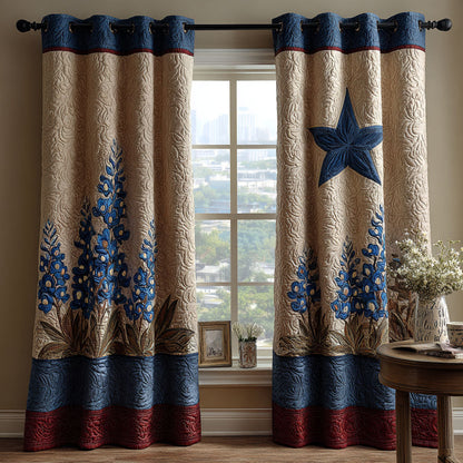 Texas Wildflower Quilted Curtains NCU0TN205