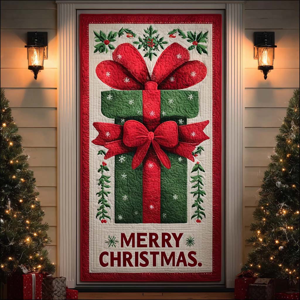 The Cheerful Entrance Quilted Door Cover NCU0HT051