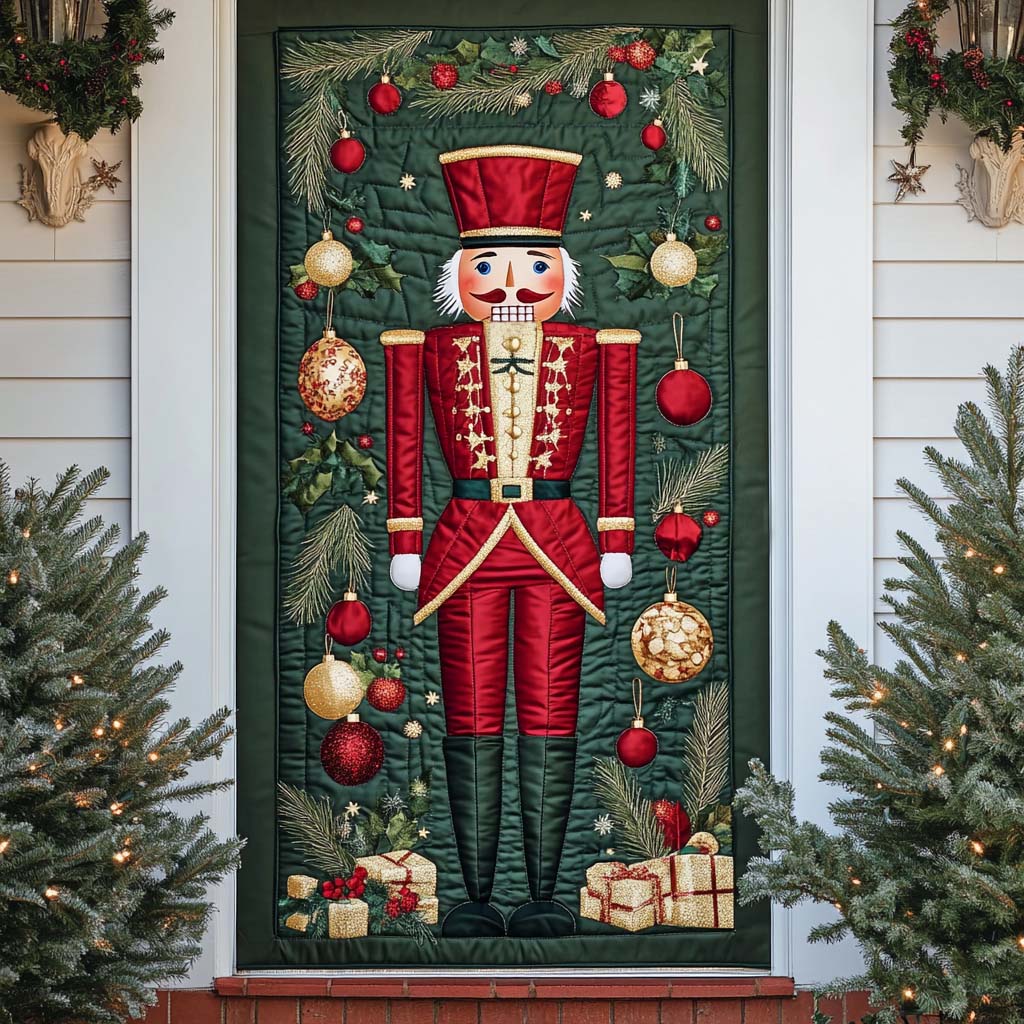 The Christmas Sentinel Quilted Door Cover NCU0NL061