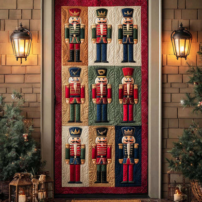 The Festive Gatekeeper Quilted Door Cover NCU0HT045