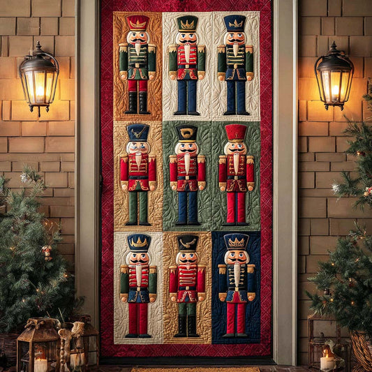 The Festive Gatekeeper Quilted Door Cover NCU0HT045