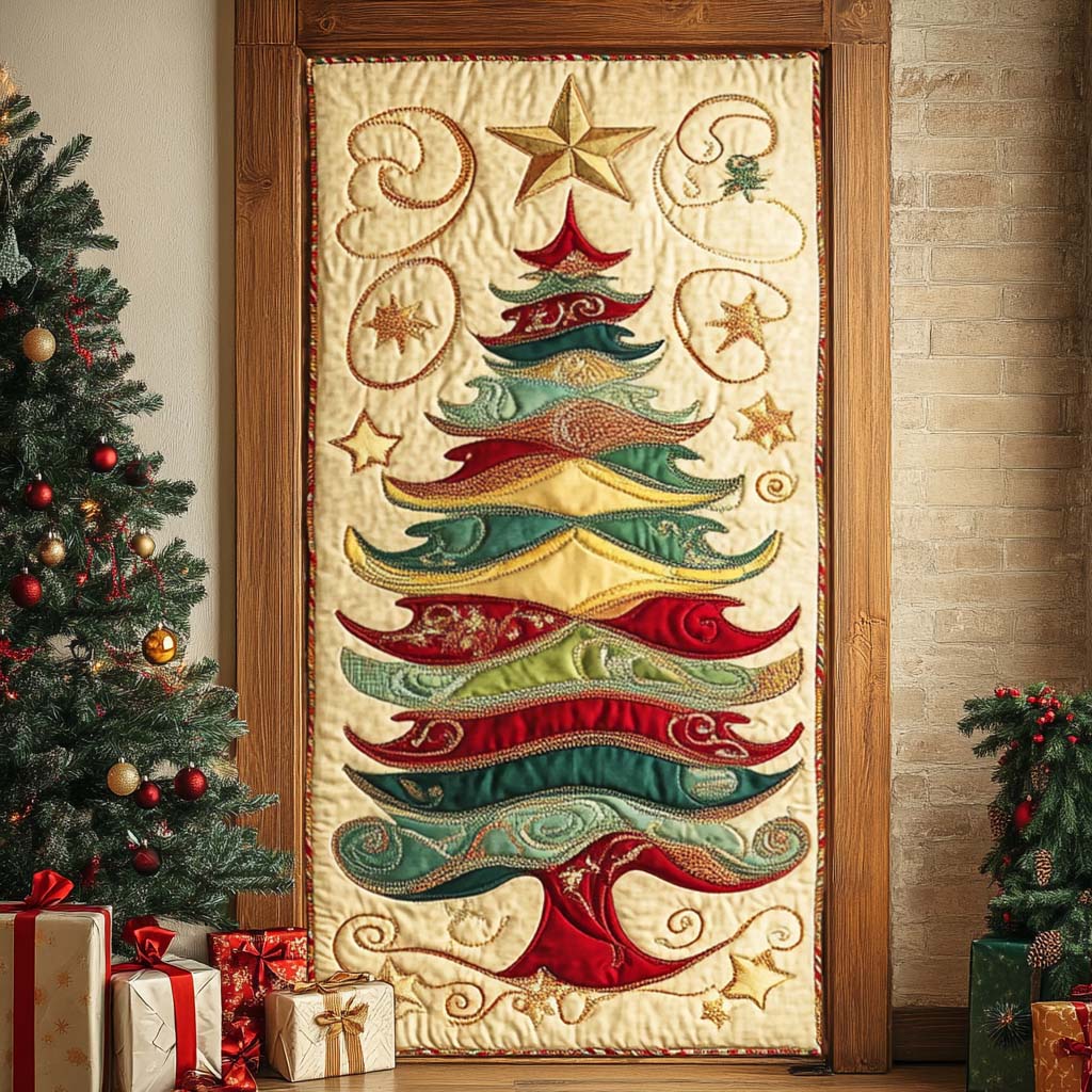 The Golden Fir Quilted Door Cover NCU0NL072