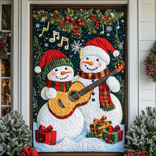The Joyful Snowman Quilted Door Cover NCU0NL067