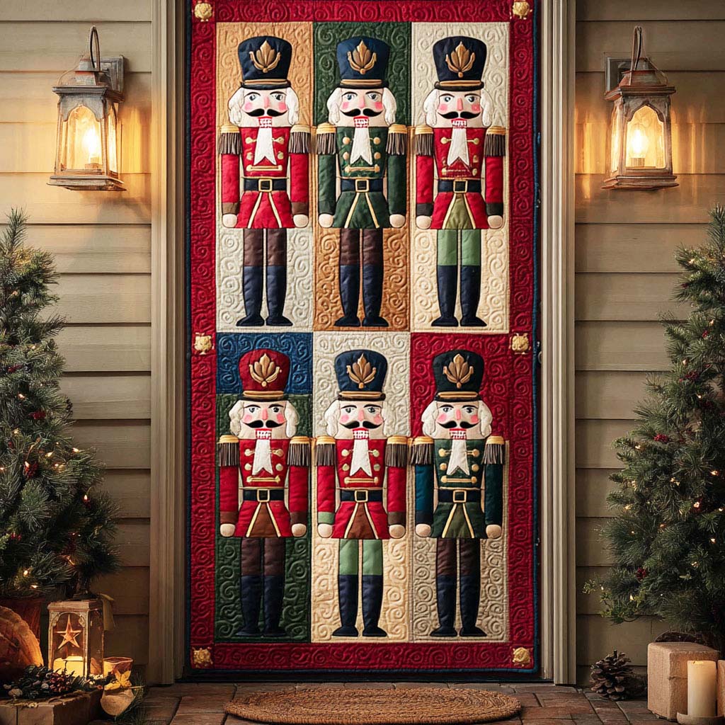 The Nutcracker Guardian Quilted Door Cover NCU0HT043