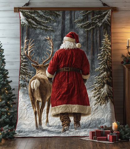 Through the Silent Pines Quilted Blanket NCU0DH361