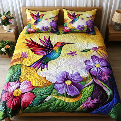 Tiny Miracle 3-Piece Quilted Bedding Set NCU0NL047