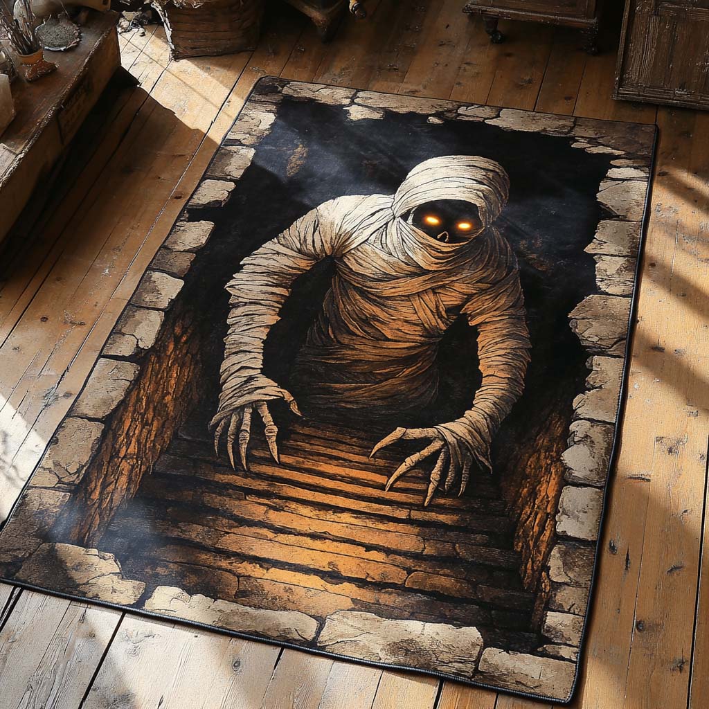 Tomb Mummy Area Rug NCU0XD802