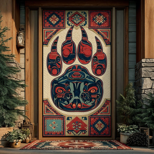 Totem Strength Quilted Door Cover NCU0DH456