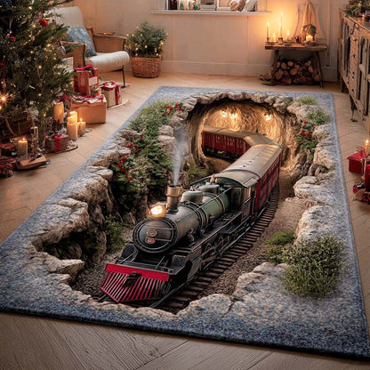 Train To Snowland Area Rug NCU0NL276