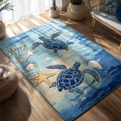 Tranquil Turtle Area Rug NCU0NT10063