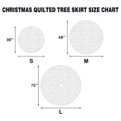 Winter Watchers Quilted Tree Skirt NCU0XD1361