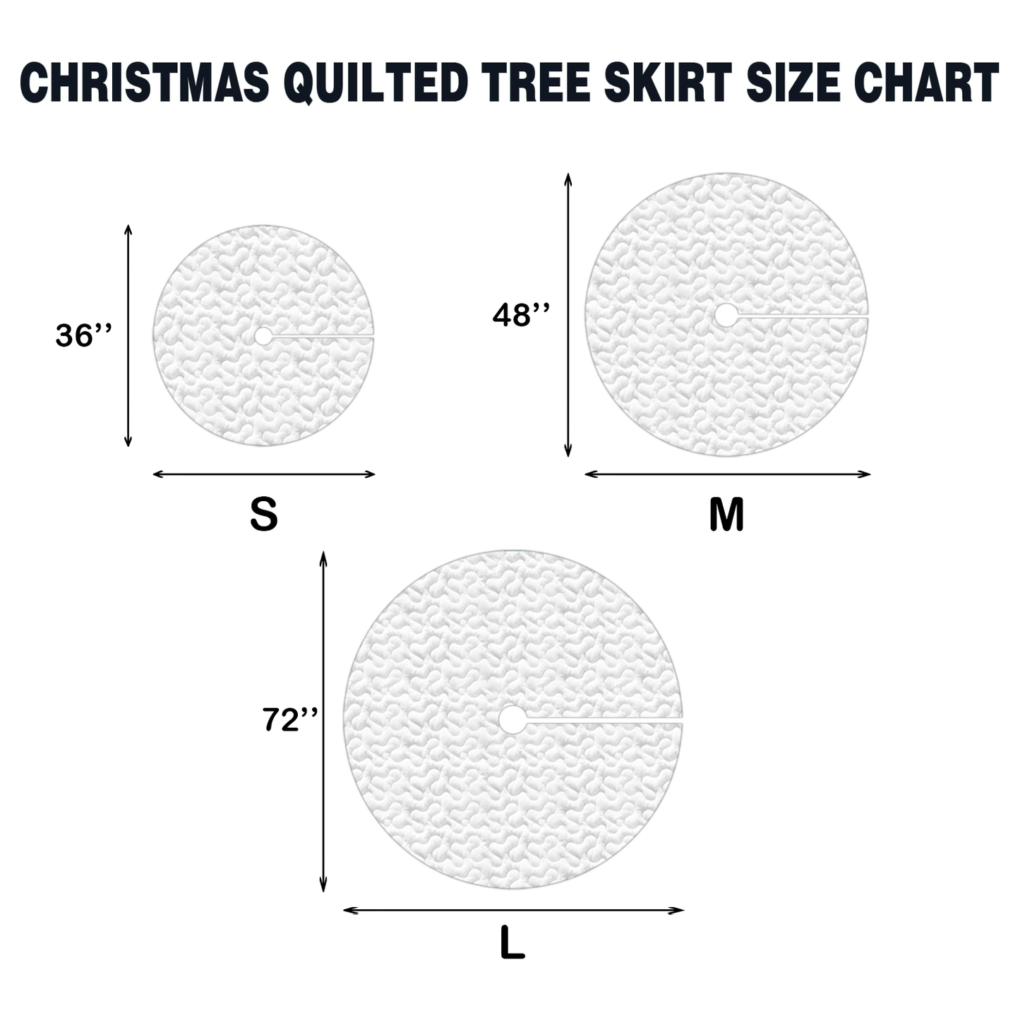 Winter Glimmer Town Christmas Quilted Tree Skirt NCU0NTD807