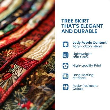 Solar Drift Quilted Tree Skirt NCU0DX019