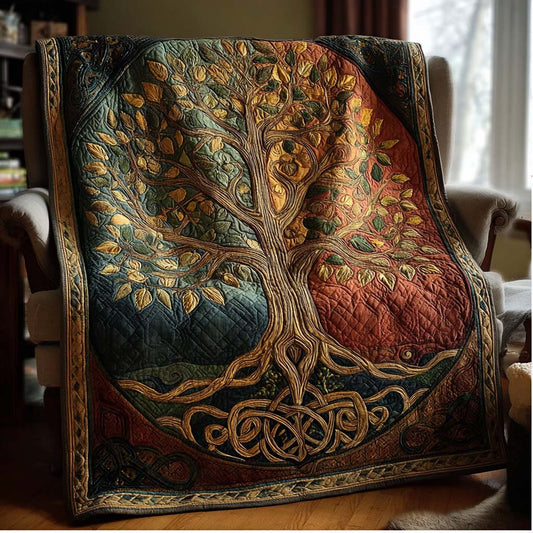 Tree of Life 3 Quilted Blanket NCU0QQ013