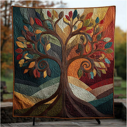 Tree of Life 4 Quilted Blanket NCU0QQ014