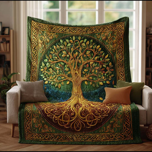 Tree of Life 5 Quilted Blanket NCU0QQ015