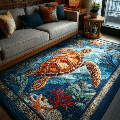 Turtle Haven Area Rug NCU0DK10132