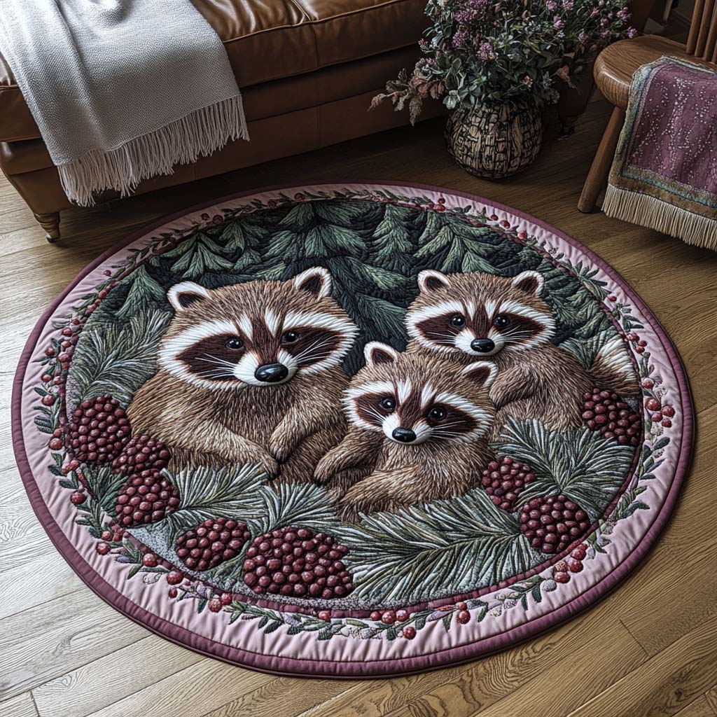 Twilight Forager Quilted Round Mat NCU0DV4102