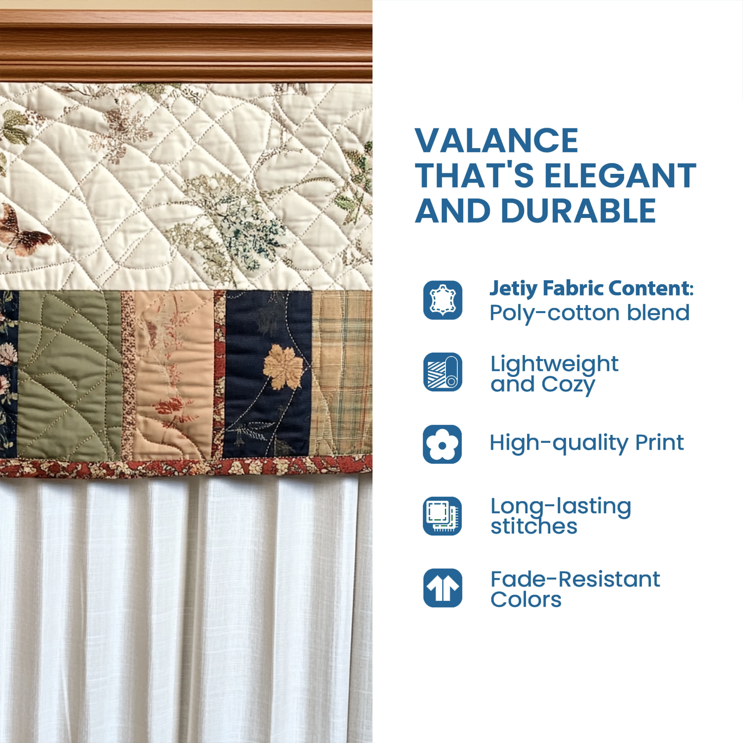 Woodland Guardian Quilted Valance NCU0XD1368
