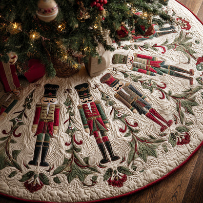 Nutcracker Christmas Quilted Tree Skirt NCU0QM001