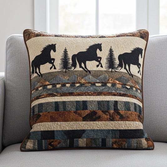 Vintage West Quilted Pillow Case NCU0NT10838