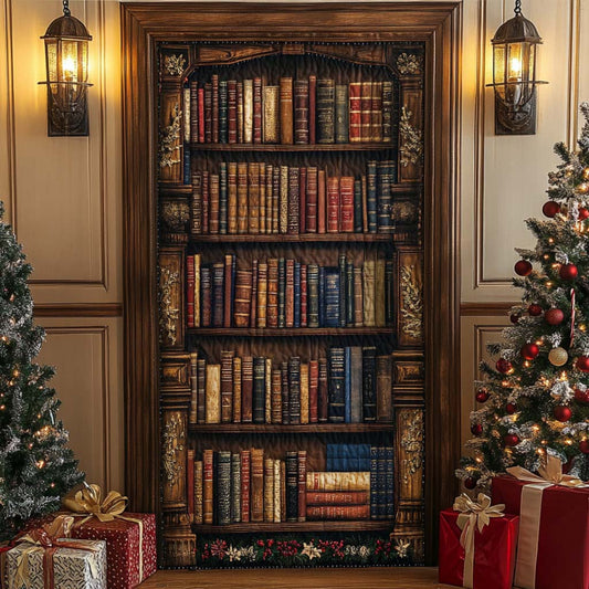 Vintage Library Quilted Door Cover NCU0TN69