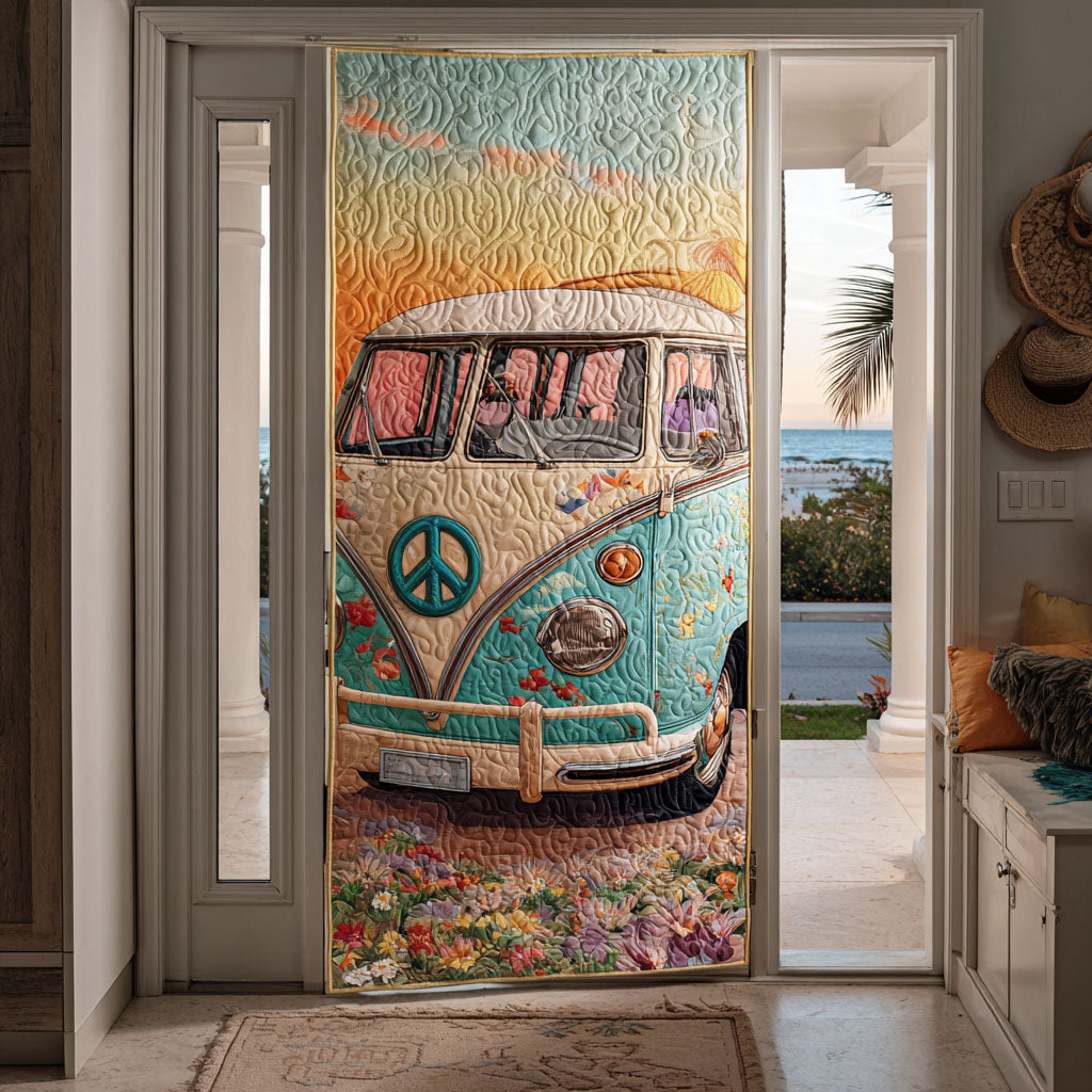 Vintage Roadtrip Quilted Door Cover NCU0TP0018