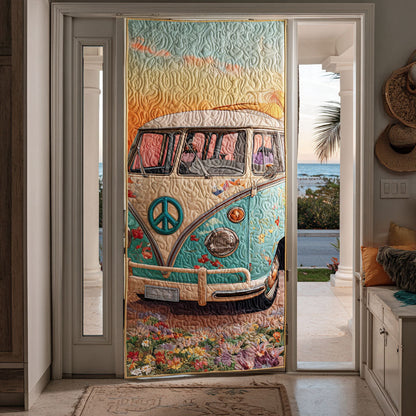 Vintage Roadtrip Quilted Door Cover NCU0TP0018