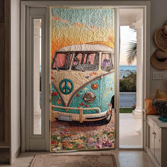 Vintage Roadtrip Quilted Door Cover NCU0TP0018