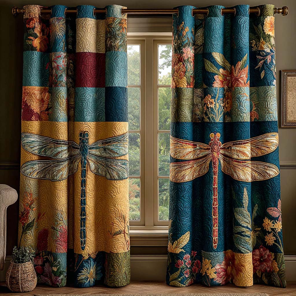 Vintage Wings Quilted Curtains NCU0QQ167