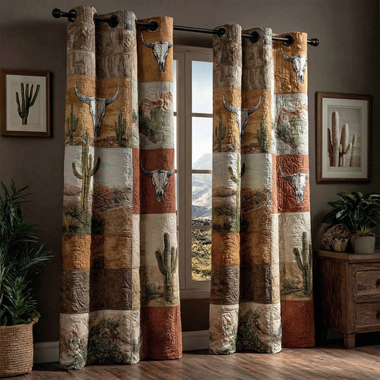 Western Chronicle Quilted Curtains NCU0DH814