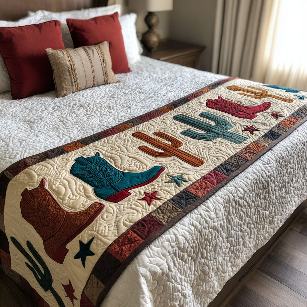 Western Harmony Quilted Bed Runner NCU0TN129