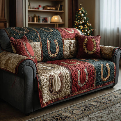 Western Luck Quilted Sofa Cover NCU0DH552