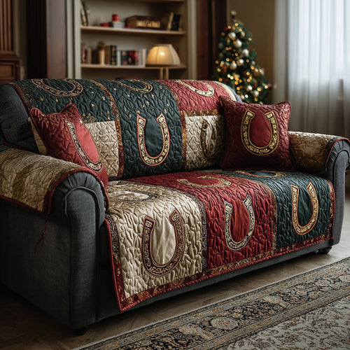 Western Luck Quilted Sofa Cover NCU0DH552