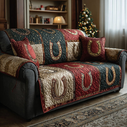 Western Luck Quilted Sofa Cover NCU0DH552