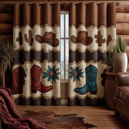 Western Spirit Quilted Curtains NCU0TP0111