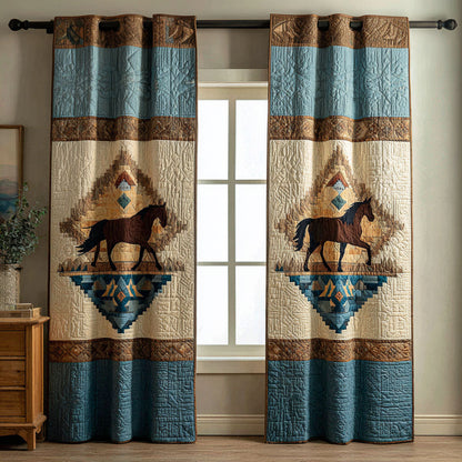 Western Trails Quilted Curtains NCU0KD017