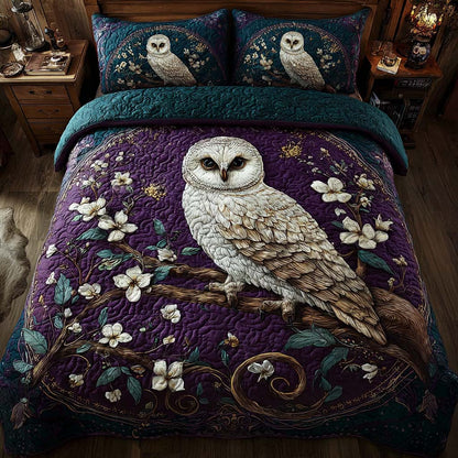 Whisper of Wisdom 3-Piece Quilted Bedding Set NCU0QQ056