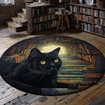 Whispering Steps Quilted Round Mat NCU0XD1037