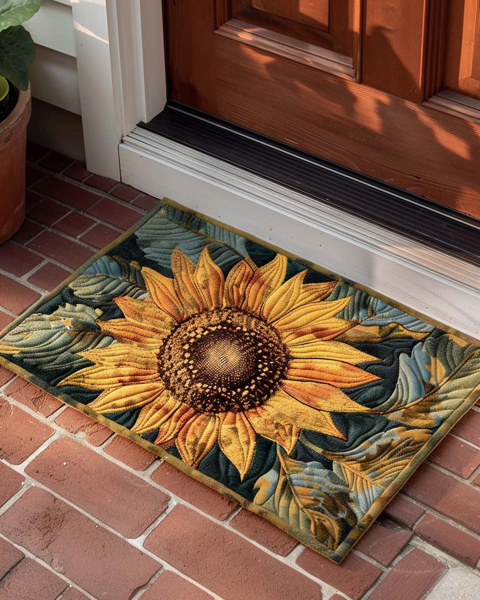 Wild Sunflower Doormat NCU0QQ208