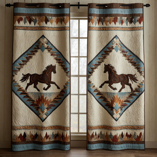 Wild Trails Quilted Curtains NCU0TN169
