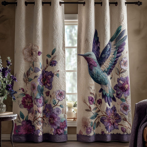 Wildflower Calm Quilted Curtains NCU0TN189