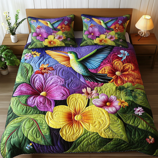 Wings of Joy 3-Piece Quilted Bedding Set NCU0NL045