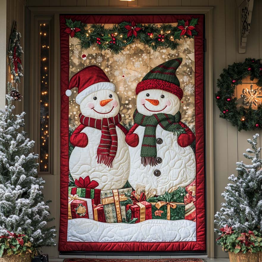Winter Cheer Door Quilted Door Cover NCU0NL066