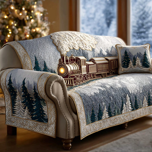 Winter Express Quilted Sofa Cover NCU0DH497