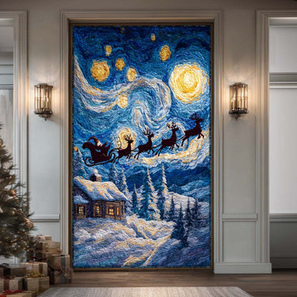 Winter Nightfall Quilted Door Cover NCU0TN117