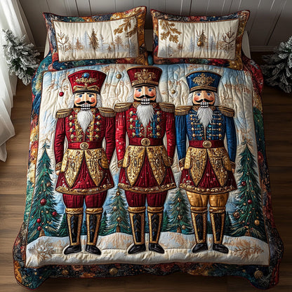 Winter Parade 3-Piece Quilted Bedding Set NCU0DH513