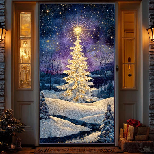 Winter Starlight Quilted Door Cover NCU0TN118