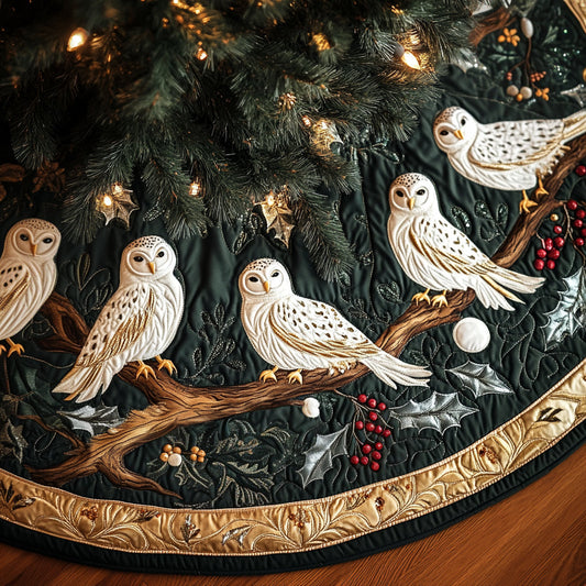 Winter Watch Christmas Quilted Tree Skirt NCU0DV2278