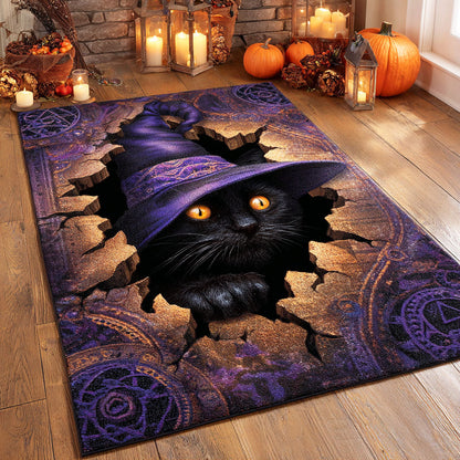 Witch Cat Night Area Rug NCU0TD724